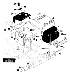 Part Location Diagram of 95366-848 Briggs and Stratton Access Panel